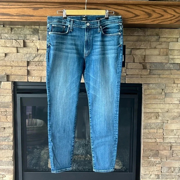 NWT Edwin Pixie 9” Mid Rise Skinny Jeans Color Nevermind Size 34 Anthropology - Picture 8 of 16